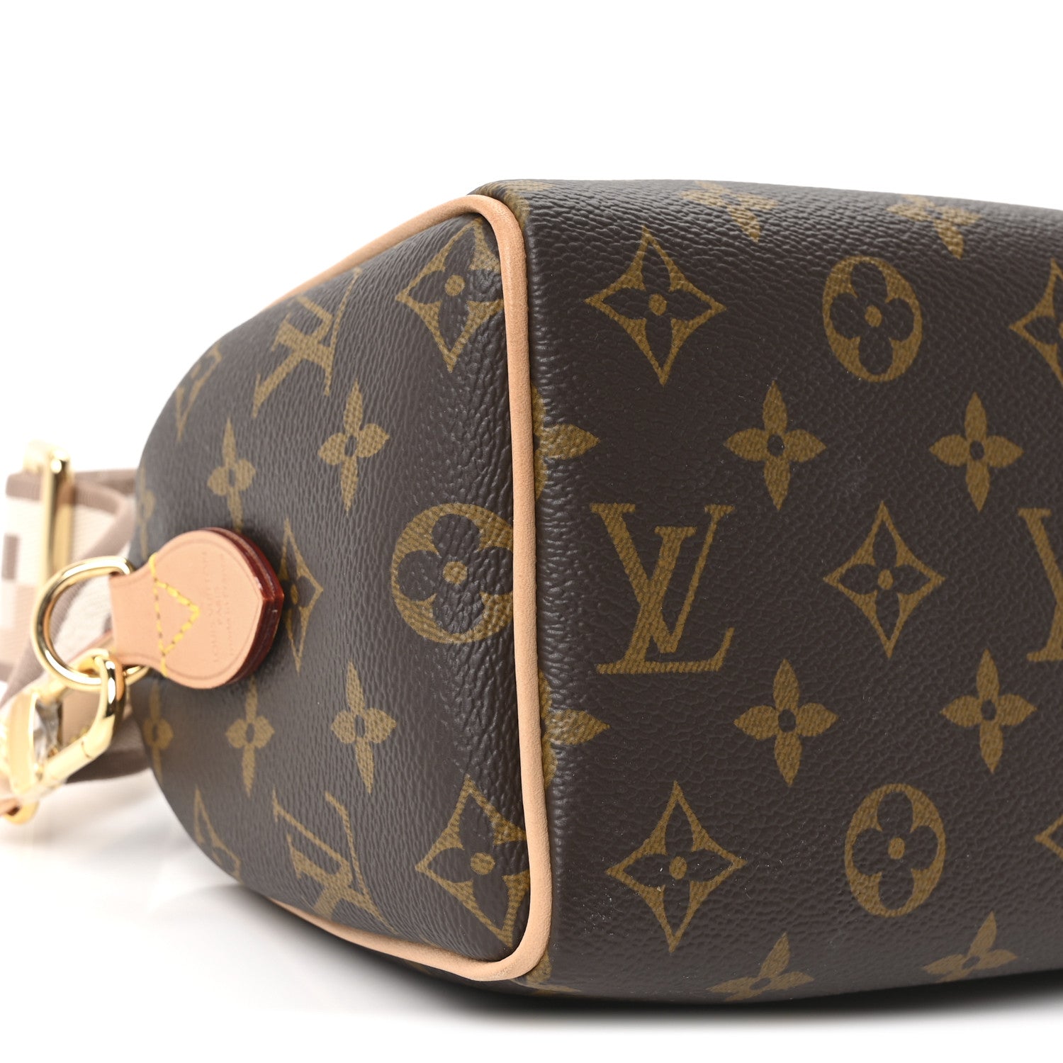 Louis Vuitton Monogram Speedy Bandouliere 20 Beige 8 of 9