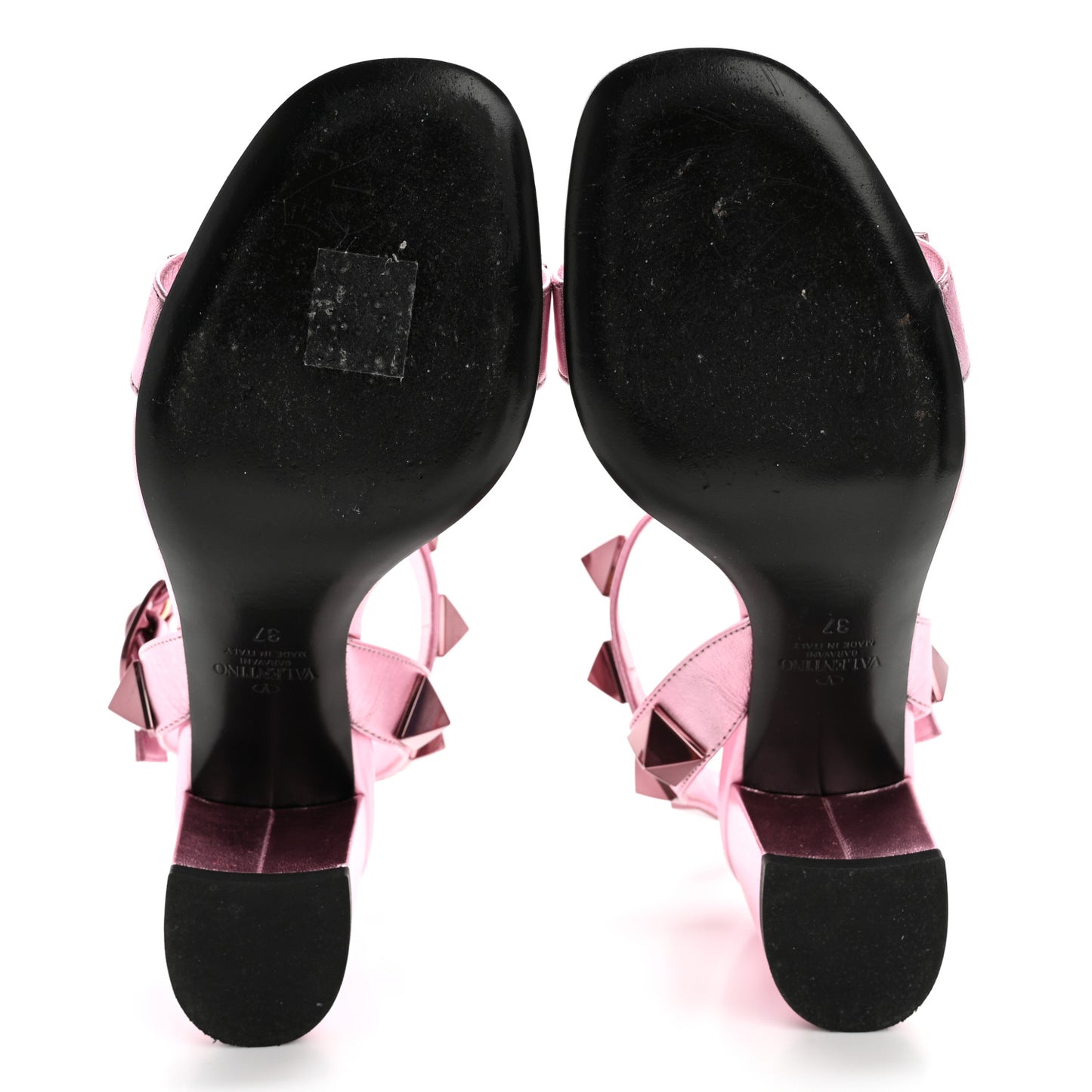 Metallic Nappa Roman Stud 60mm Sandals 37 Giacinto