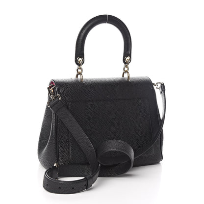 Christian Dior Bullcalf Small Be Dior Flap Black Fraise 3 of 9