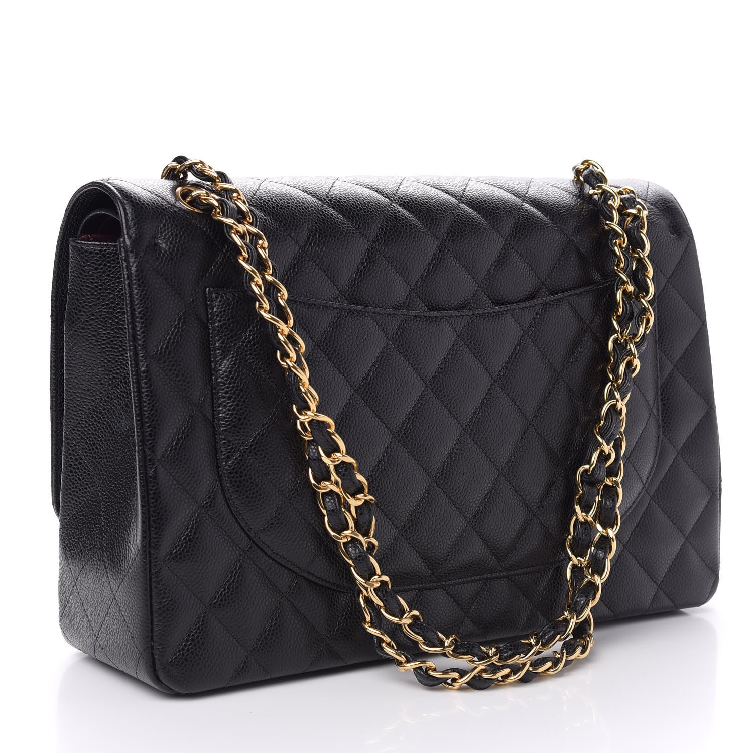 Chanel Caviar Quilted Maxi Double Flap Black 3 of 11