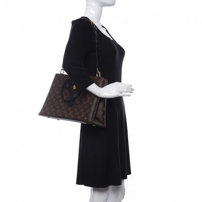 Louis Vuitton Monogram Flower Tote Black 2 of 8