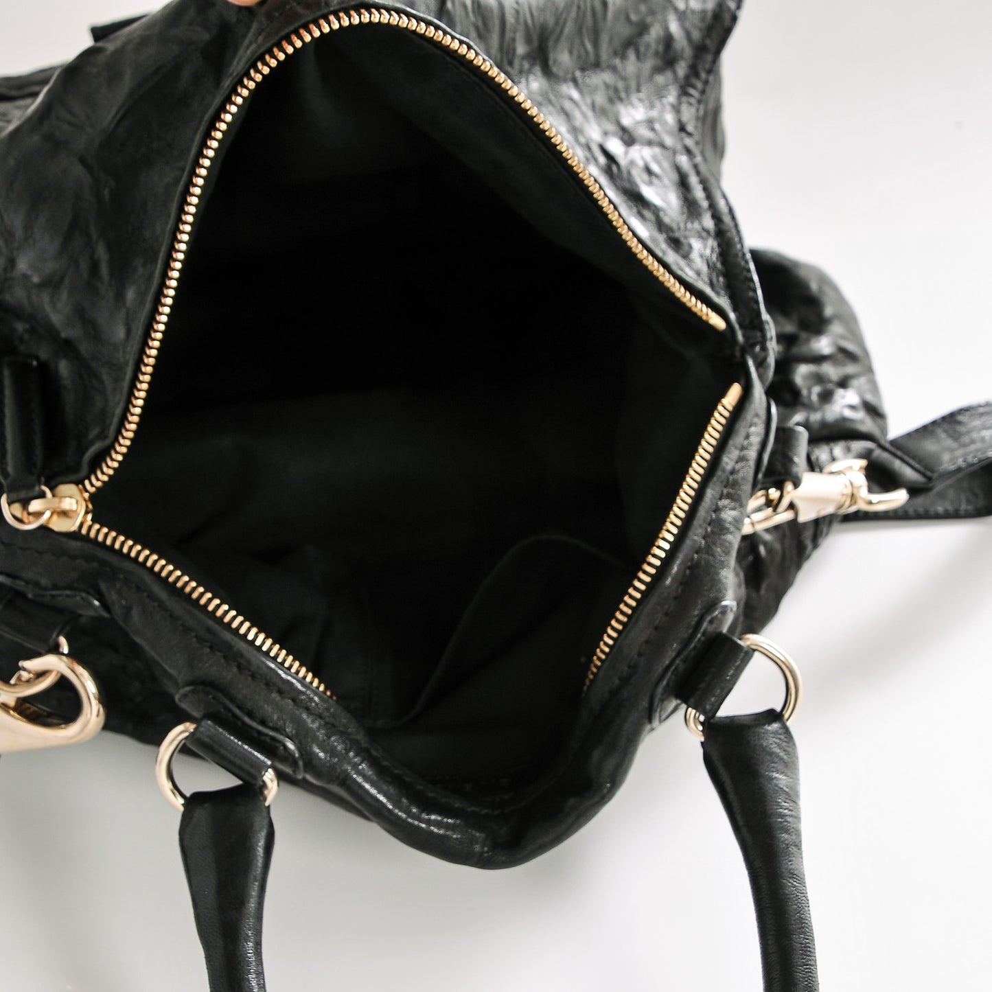 Tumbled Sheepskin Large Pandora Black