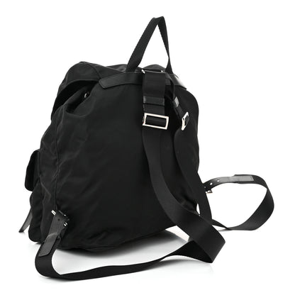 Prada Tessuto Nylon Saffiano Medium Backpack Black 3 of 10