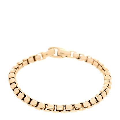 David Yurman 18K Yellow Gold 5mm Box Chain Bracelet 1 of 4