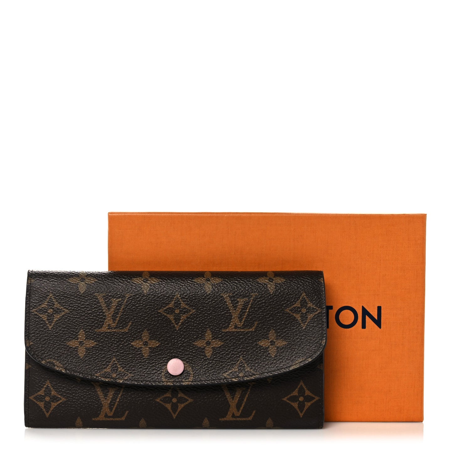 Monogram Emilie Wallet Rose Ballerine