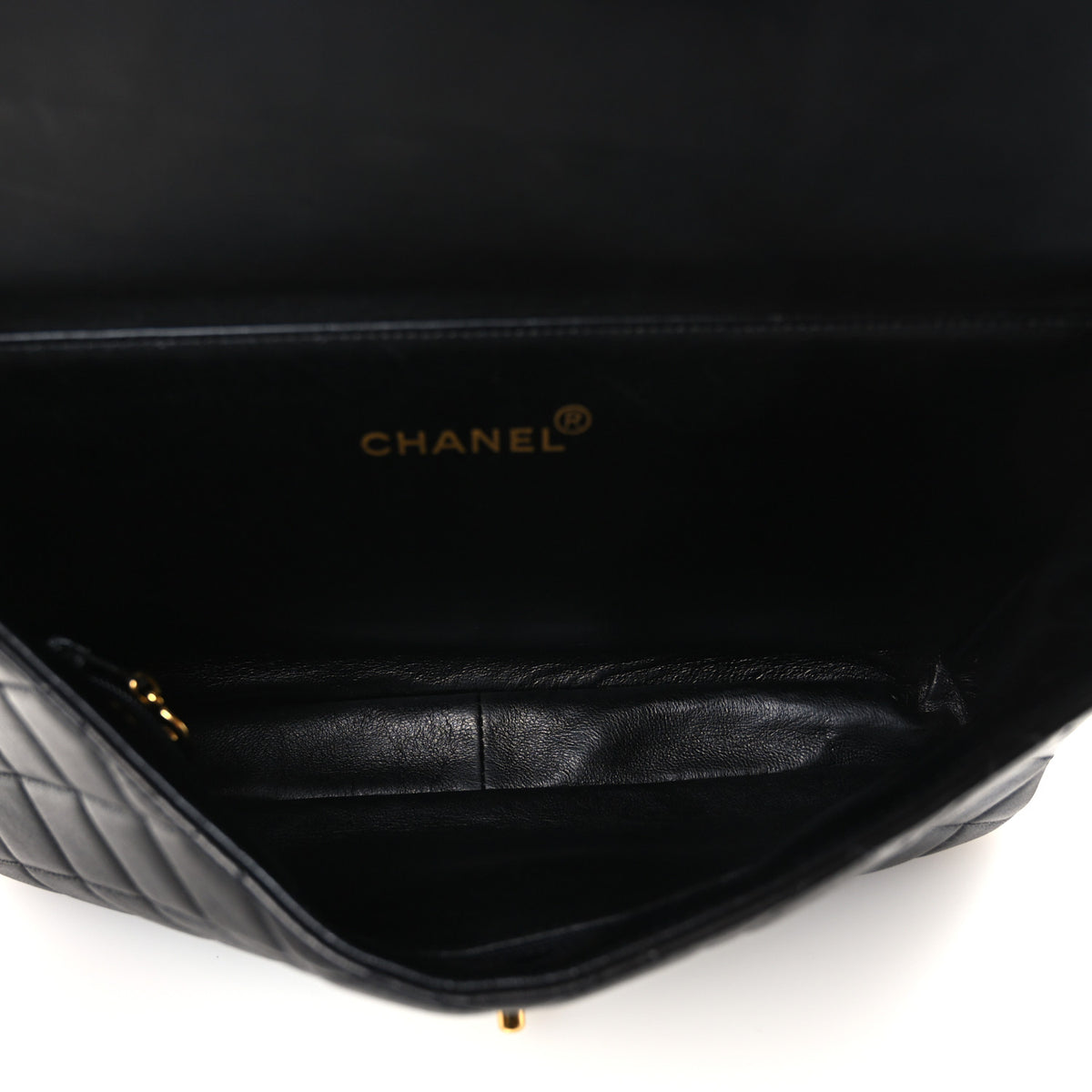 Chanel Lambskin Quilted Medium Double Sided Flap Black 5 of 12