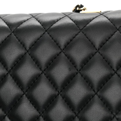 Chanel Lambskin Quilted Fantasy Pearl Flap Black 14 of 14