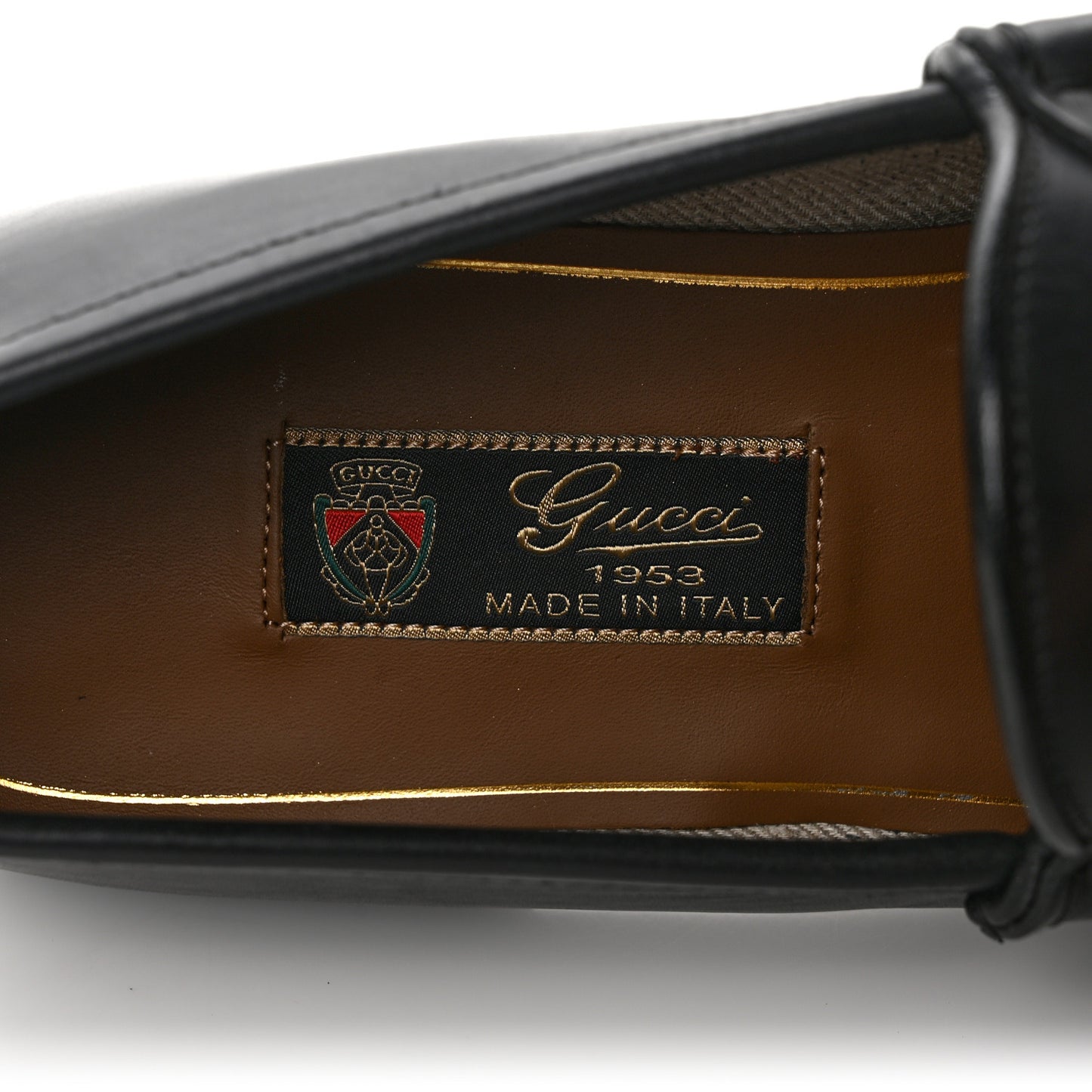 Calfskin Mens 1953 Horsebit Loafers 9 Black