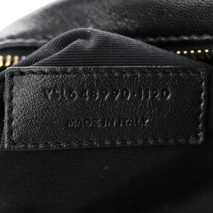 Saint Laurent Lambskin Quilted Victoire Camera Bag Black 7 of 10