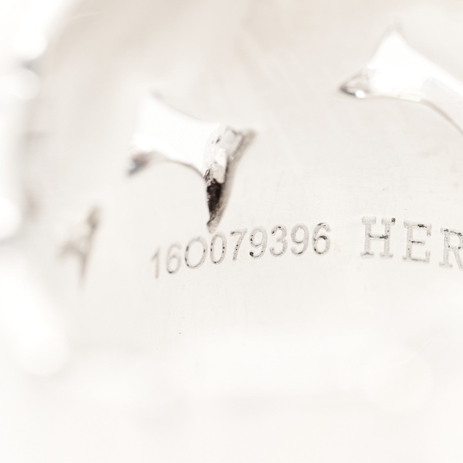 Hermes Sterling Silver MM Niloticus Eclat Ring 50 5.25 3 of 7