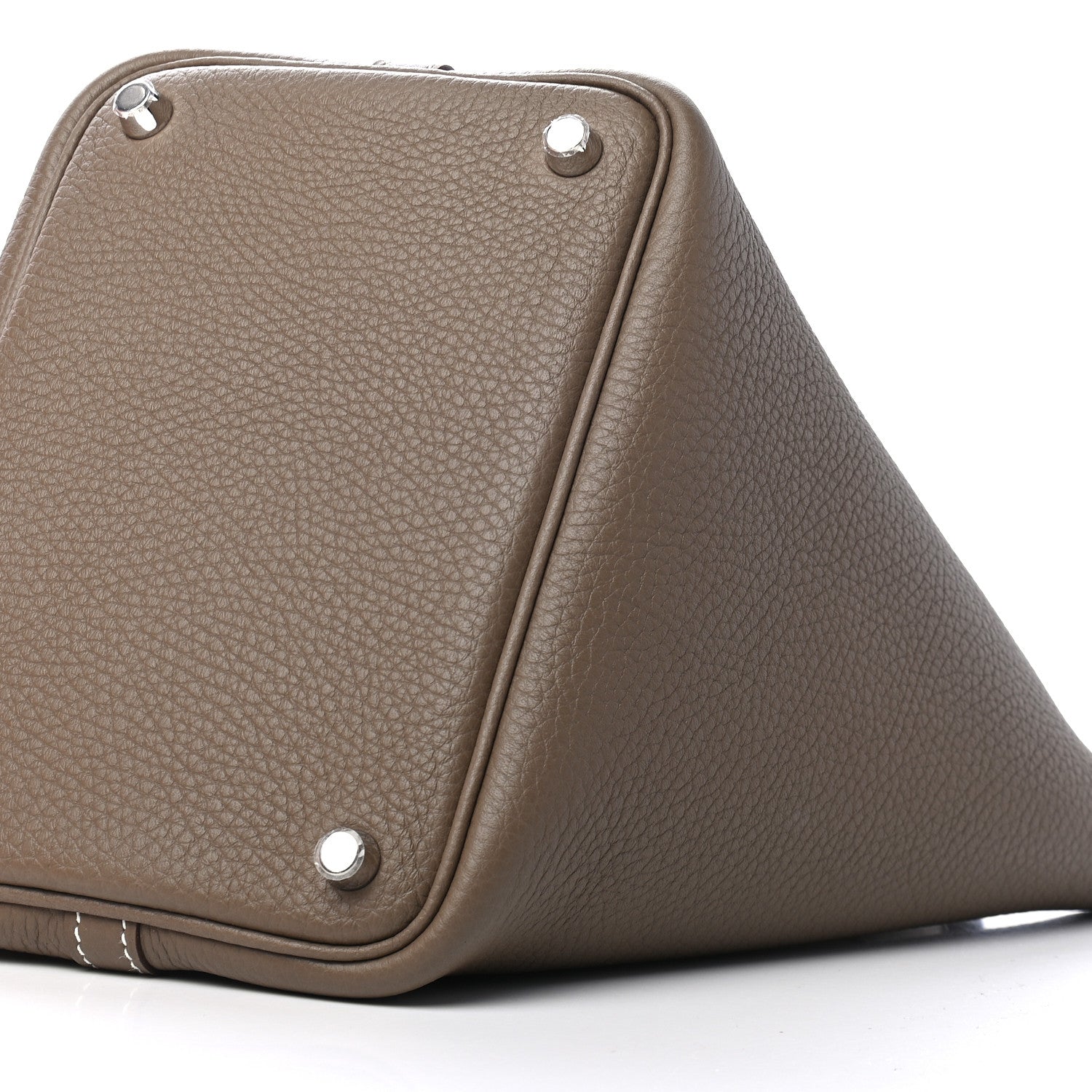 Hermes Taurillon Clemence Picotin Lock 18 PM Etoupe 9 of 9