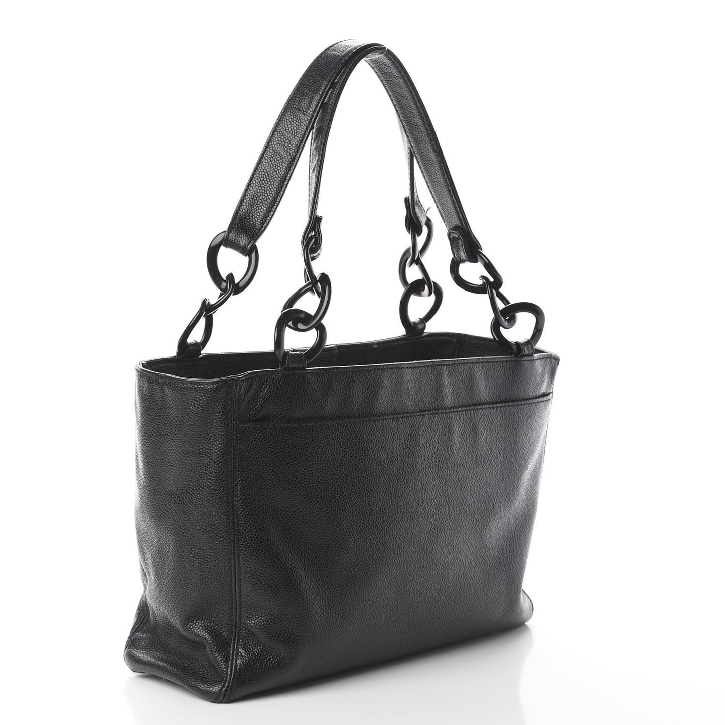Caviar Bekko Chain Tote Black