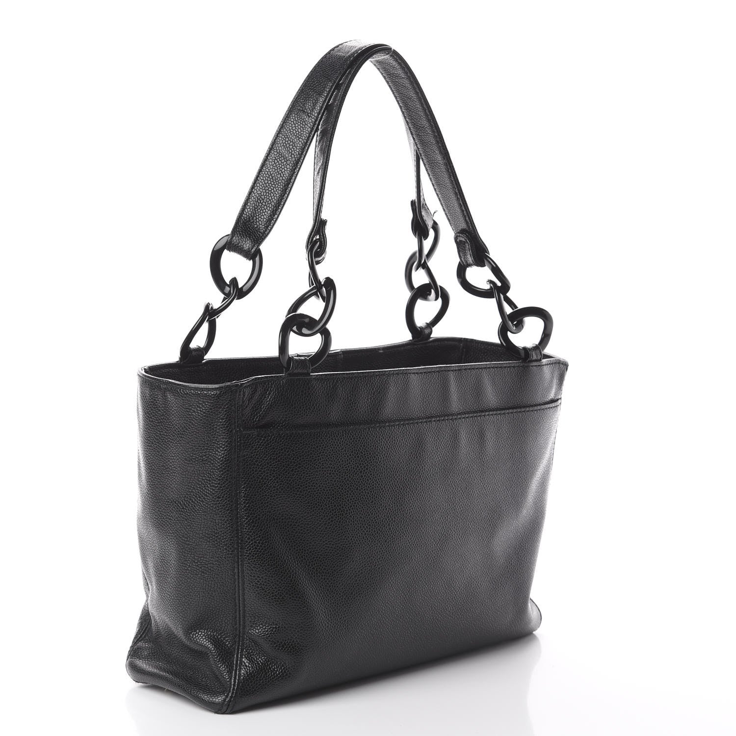 Chanel Caviar Bekko Chain Tote Black 2 of 9