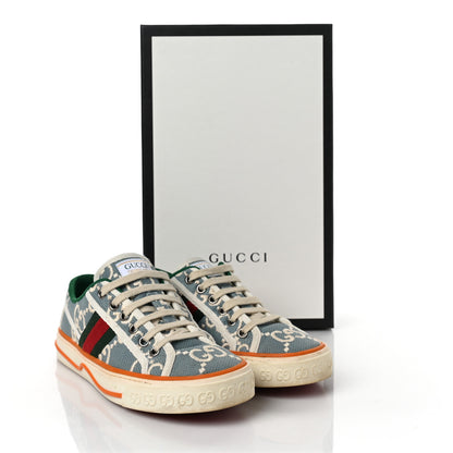 Gucci Cotton GG Monogram Web Womens 1977 Tennis Sneakers 36 Philod Ivory Mystic White 8 of 8