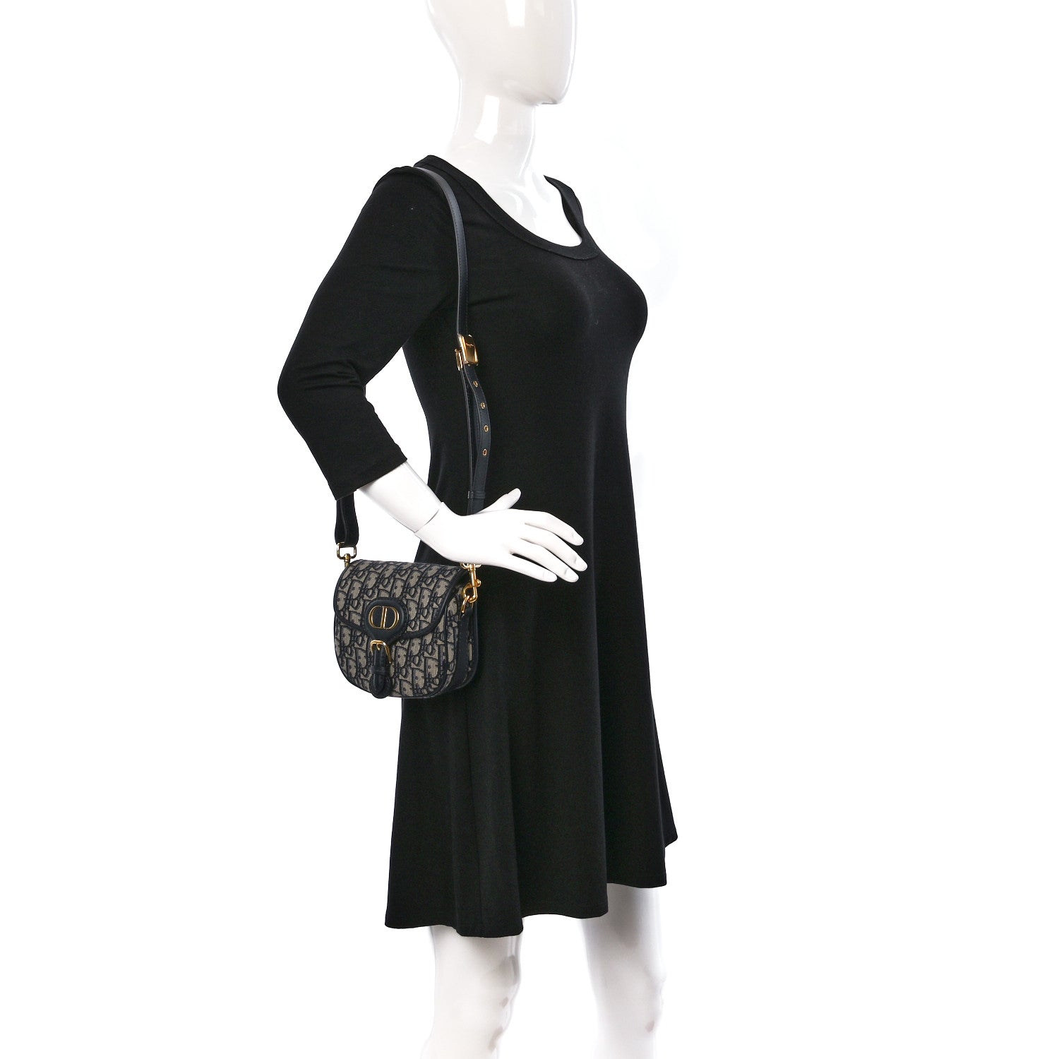 Christian Dior Oblique Small Bobby Flap Blue 2 of 9