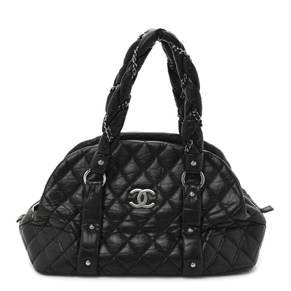 Chanel Lambskin Vintage Ligne Lady Braid Tote Black 1 of 15