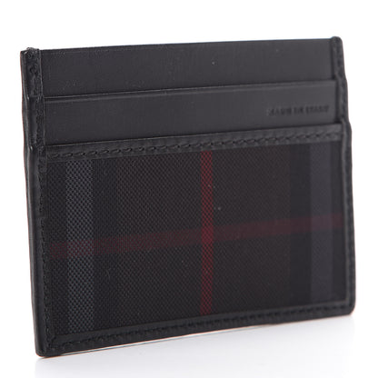 Burberry Horseferry Check Calfskin Card Case Charcoal Black 2 of 7