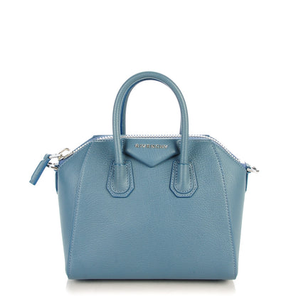 Givenchy Sugar Goatskin Mini Antigona Mineral Blue 1 of 7