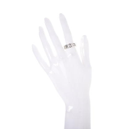 Tiffany Sterling Silver Wide Atlas Open Ring 55 7.5 2 of 4