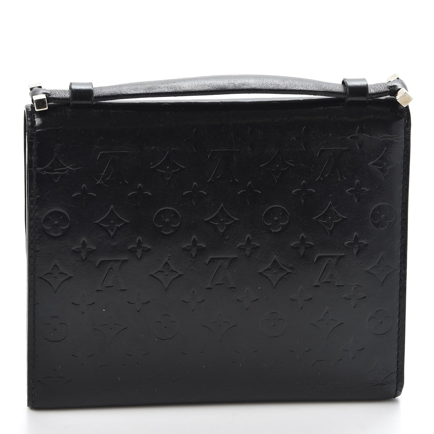 Vernis Glace Anouchka PM Wallet Black