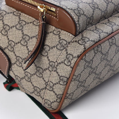 Gucci GG Supreme Monogram Web Bee Embroidered Small Day Backpack 10 of 11