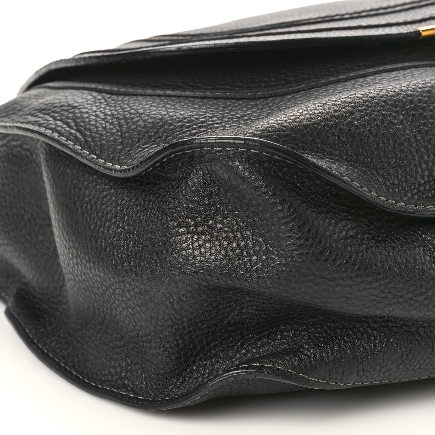 Calfskin Medium Marcie Satchel Black