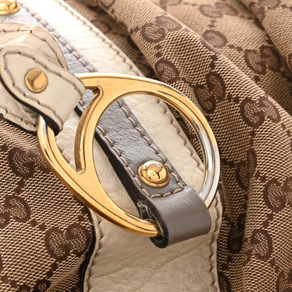 Gucci Monogram Medium Interlocking Icon Tote Ivory 17 of 17