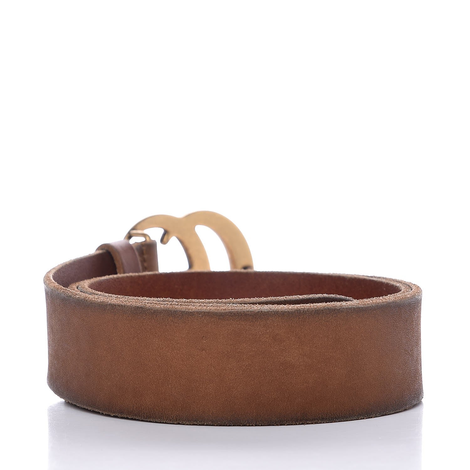 Gucci Faded Calfskin Double G 40mm Belt 85 34 Cuir 3 of 6