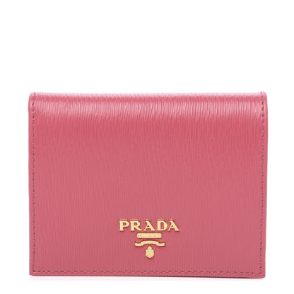 Prada Vitello Move Bifold Wallet Peonia 1 of 7