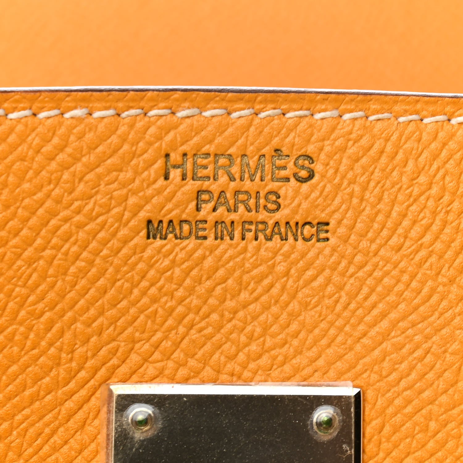 Hermes Epsom Candy Birkin 35 Jaune D'Or Feu 6 of 12