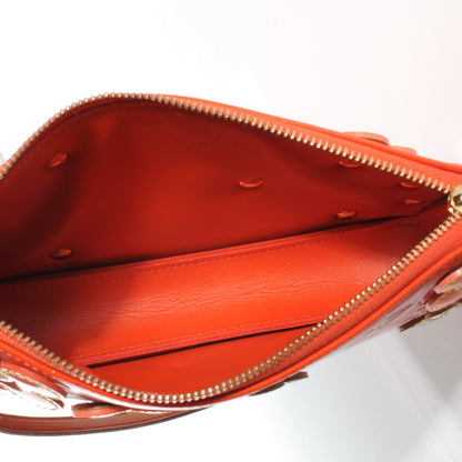Louis Vuitton Vernis Lexington Fleurs Pochette Orange 7 of 7