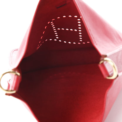 Hermes Courchevel Evelyne GM Rouge Vif 5 of 15