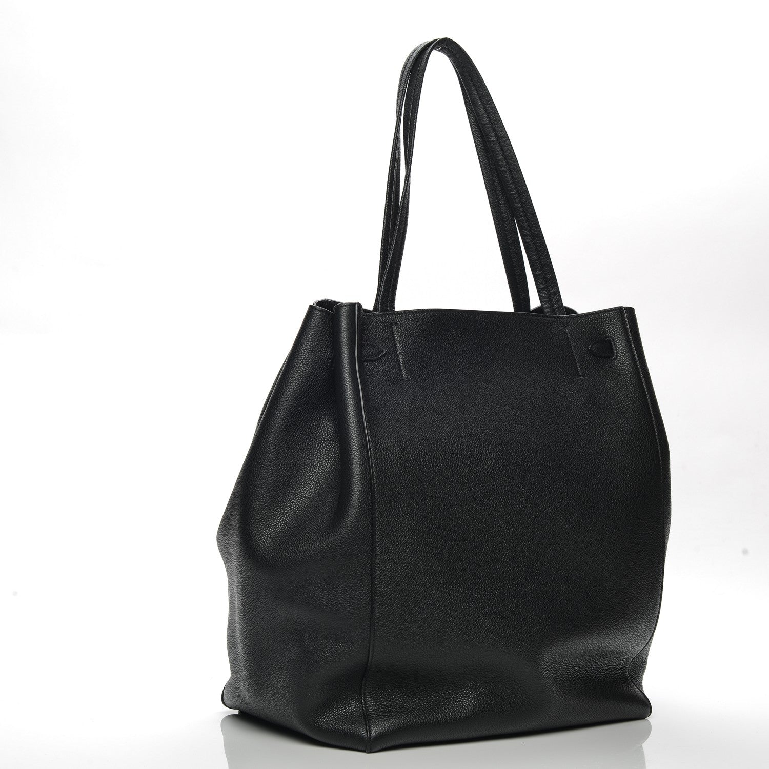Celine Soft Grained Calfskin Medium Cabas Phantom Black 3 of 8
