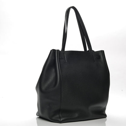 Celine Soft Grained Calfskin Medium Cabas Phantom Black 3 of 8