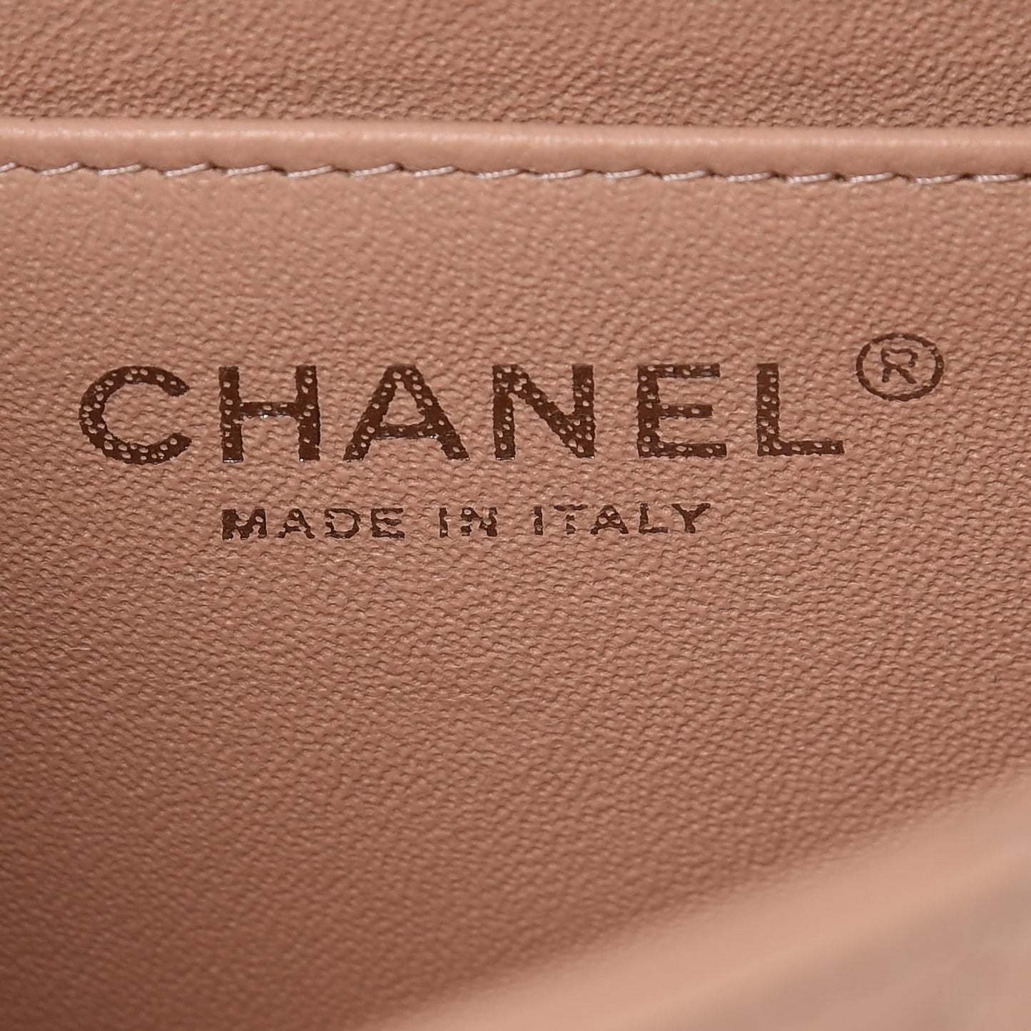 Patent Calfskin Quilted Mini Rectangular Flap Light Pink