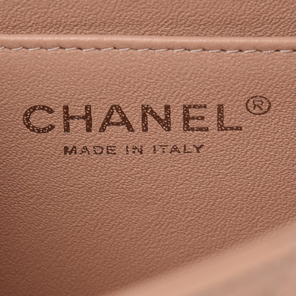 Chanel Patent Calfskin Quilted Mini Rectangular Flap Light Pink 6 of 10