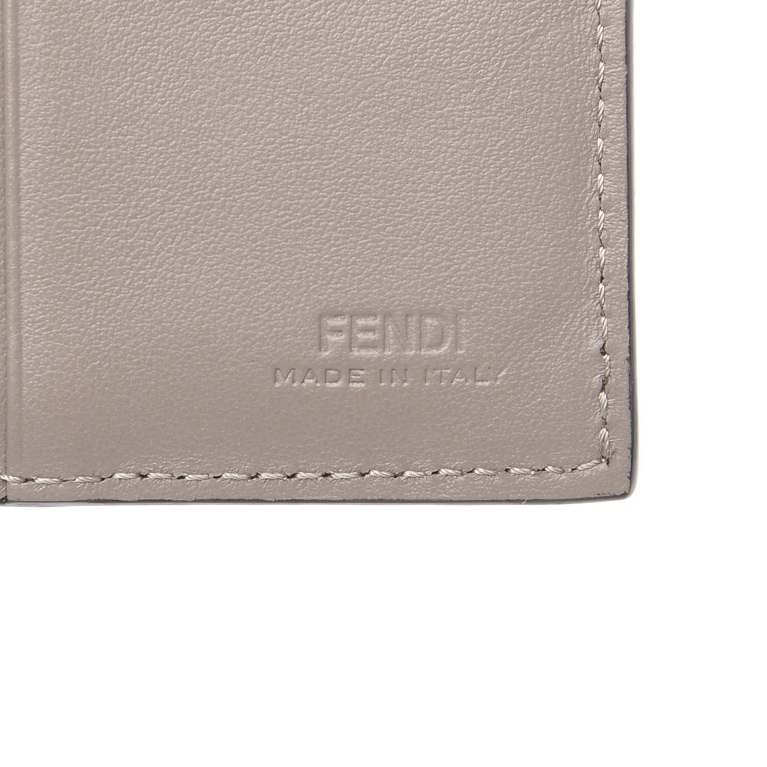 Fendi Vitello Liberty Vitello Century Bi-Color By The Way Compact Bi-Fold Wallet English Rose Tortora 5 of 6