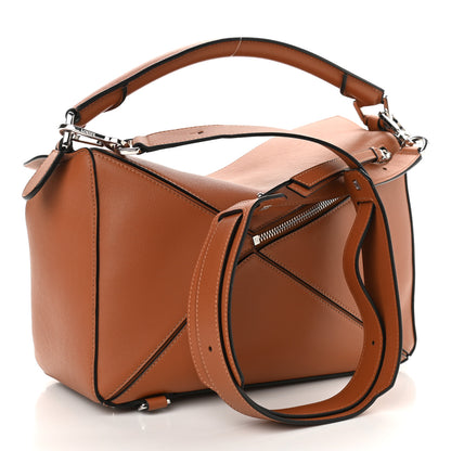 Loewe Calfskin Medium Puzzle Bag Tan 3 of 11
