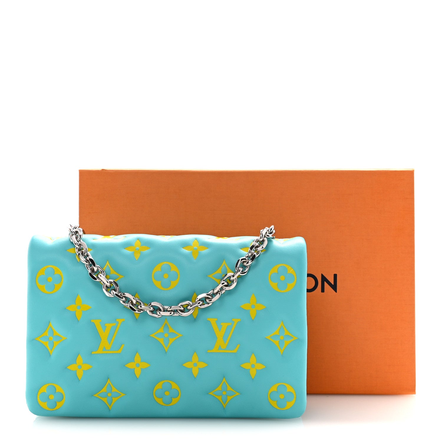 Louis Vuitton Lambskin Embossed Monogram Vuittamins Pochette