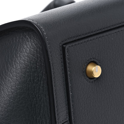 Celine Crisped Calfskin Mini Tie Knot Tote Anthracite 14 of 21