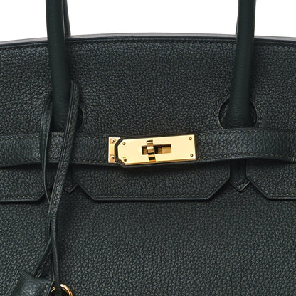 Hermes Togo Birkin 35 Vert Fonce 9 of 11