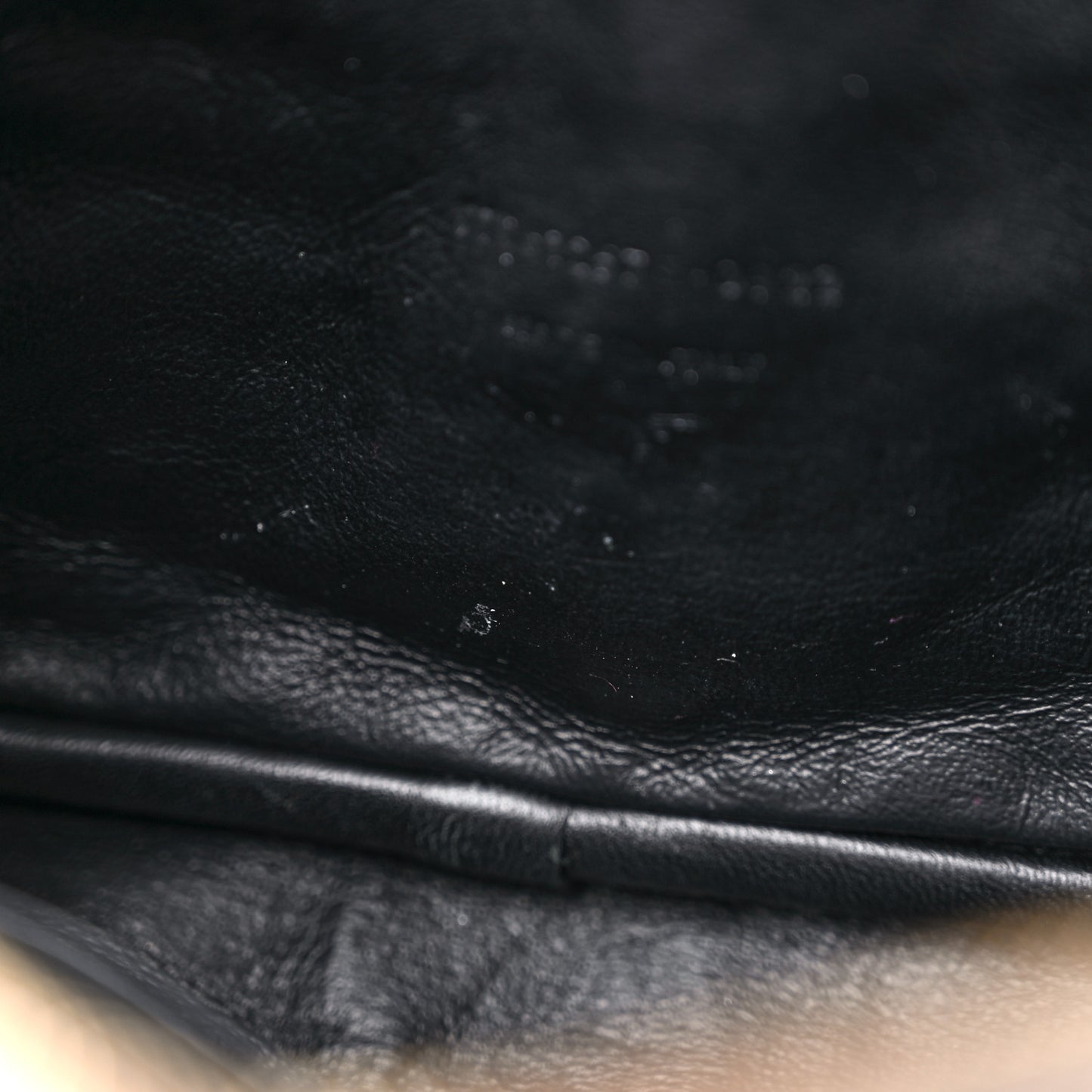 Grain De Poudre Matelasse Monogram Mini Lou Camera Bag Blanc Vintage