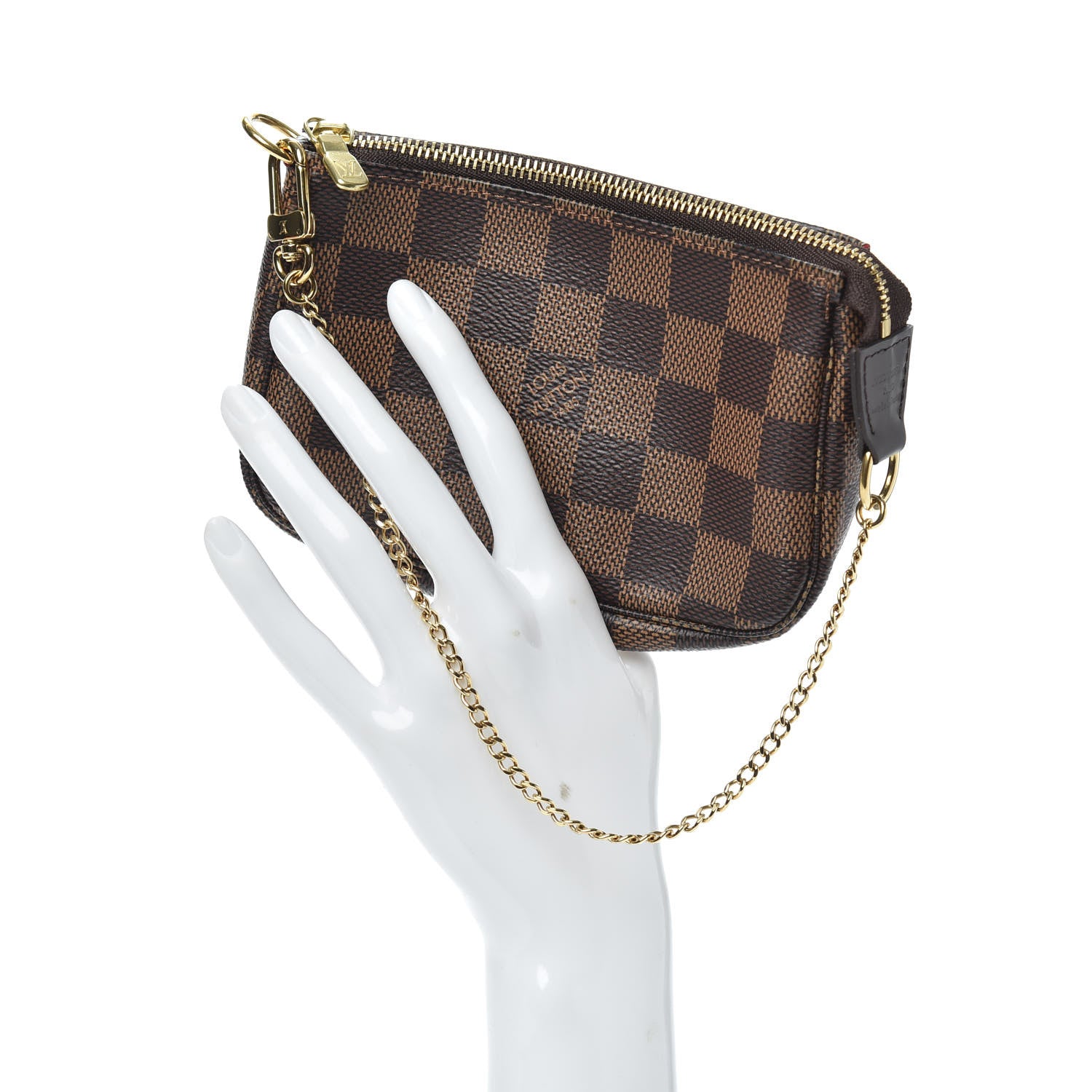 Louis Vuitton Damier Ebene Mini Pochette Accessories 2 of 7
