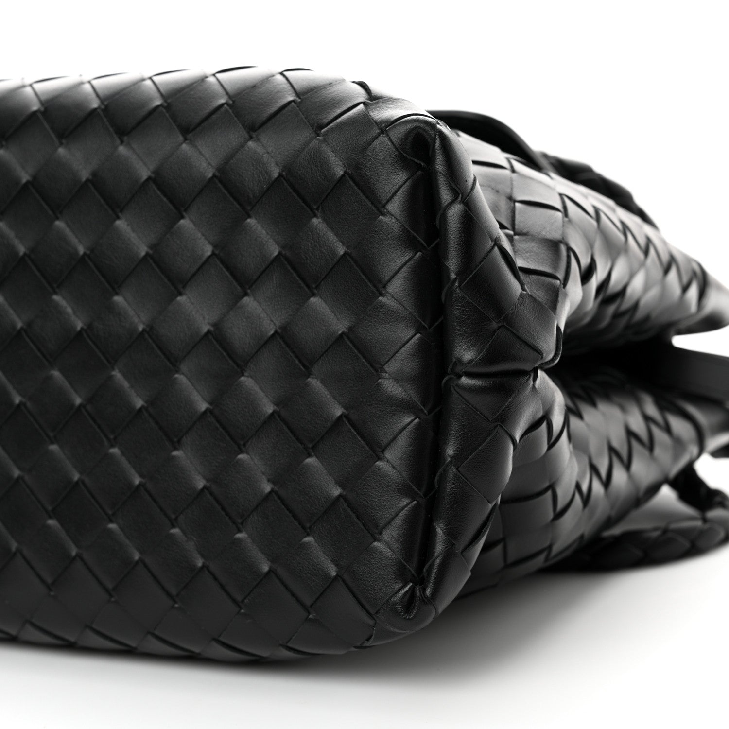 Bottega Veneta Calfskin Intrecciato Medium Andiamo Messenger Bag Black 10 of 11