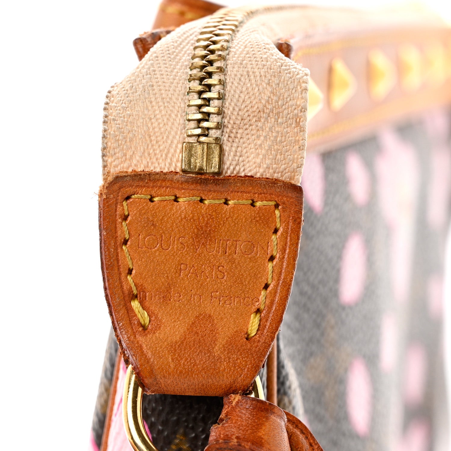 Louis Vuitton Monogram Cherry Blossom Pochette Accessories Brown 6 of 8