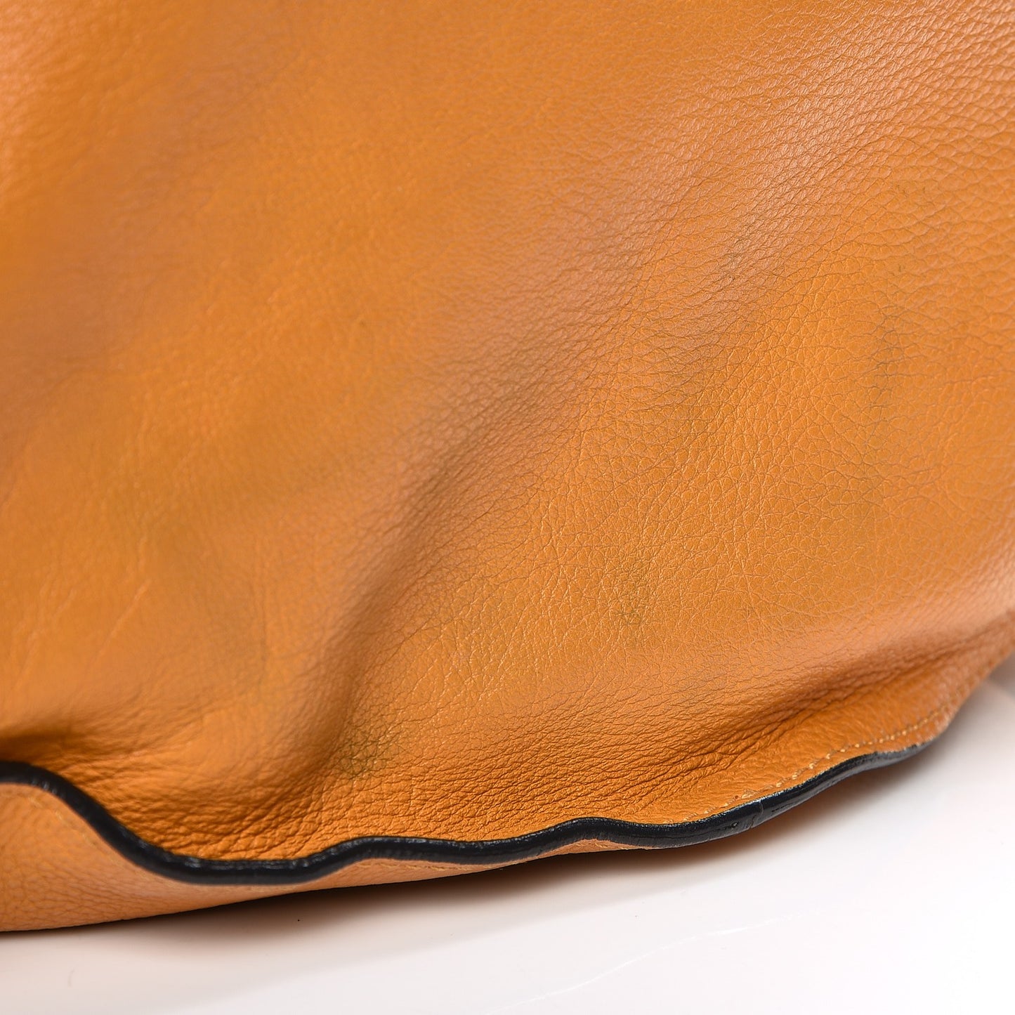 Calfskin Large Marcie Satchel Brown Sugar