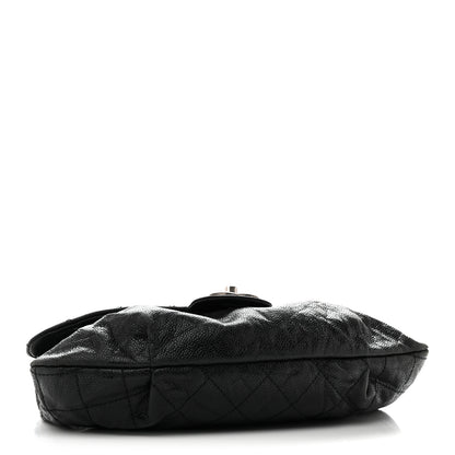 Chanel Caviar Quilted Medium Elastic Flap Black 4 of 16