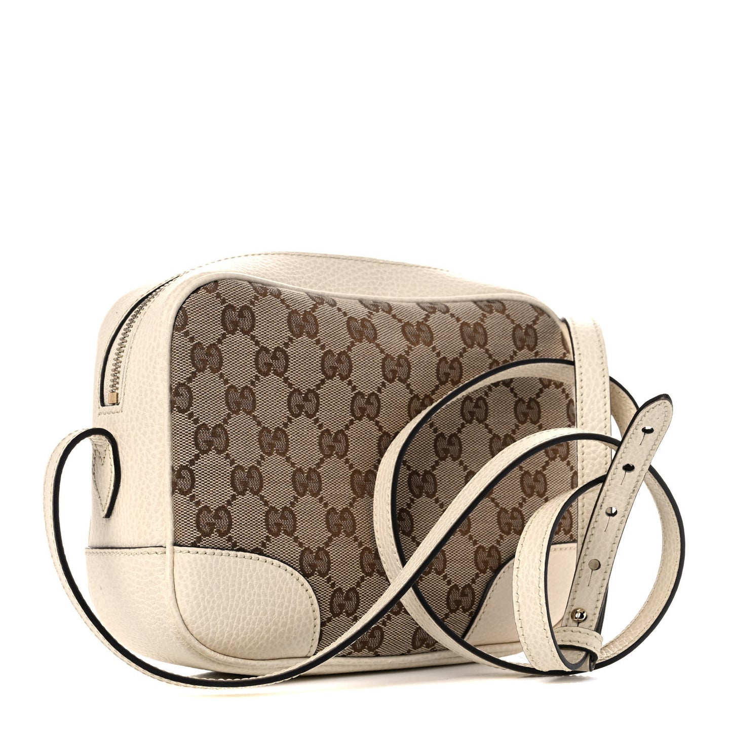 Monogram Dollar Calfskin Mini Bree Messenger Bag Beige Ebony Avoire