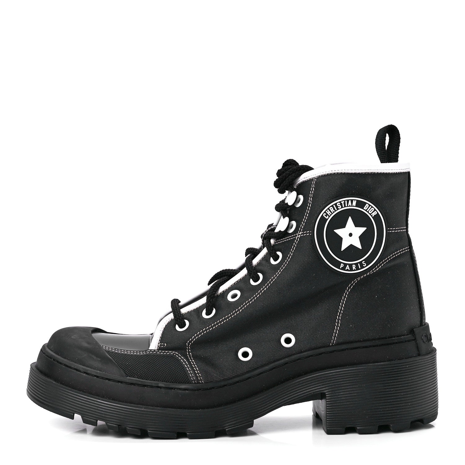 Christian Dior Technical Fabric D-Rise 35mm Boots 39 Black 1 of 9