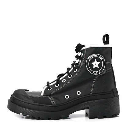 Christian Dior Technical Fabric D-Rise 35mm Boots 39 Black 1 of 9